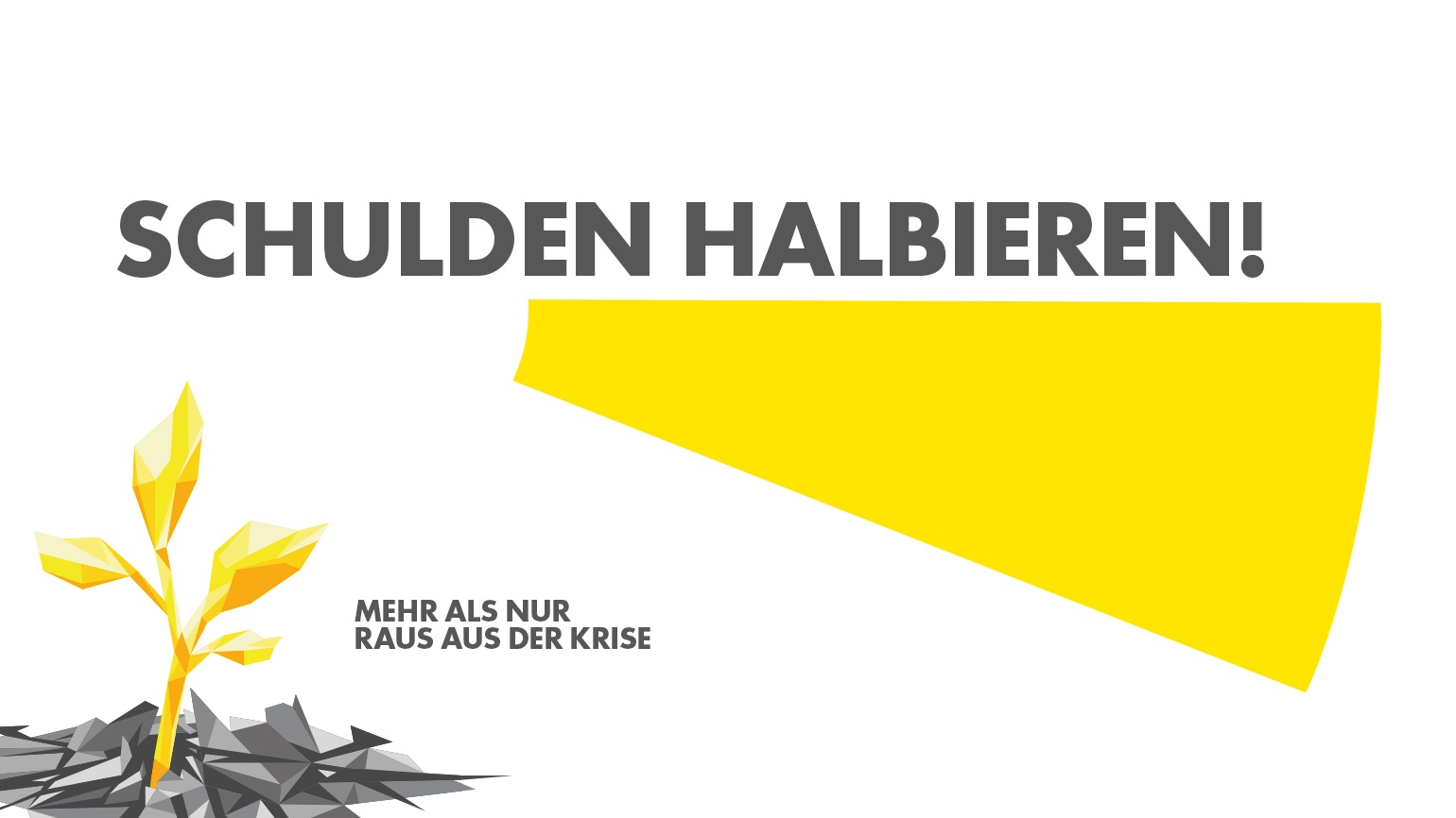 Schulden halbieren