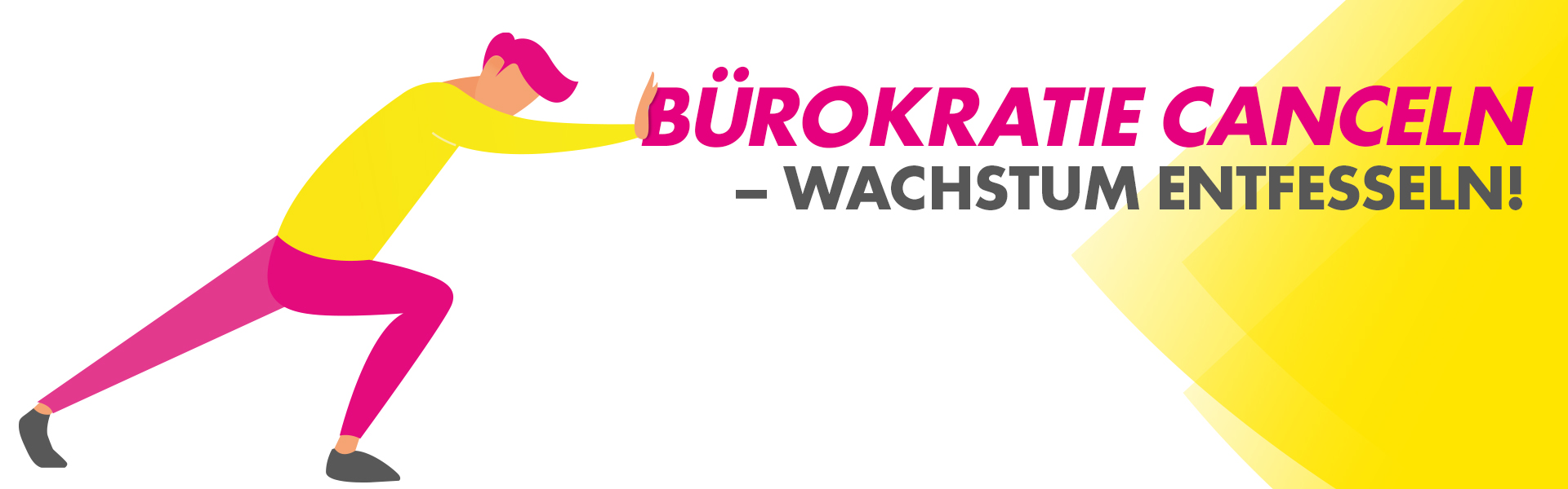 Banner Bürokratie Canceln